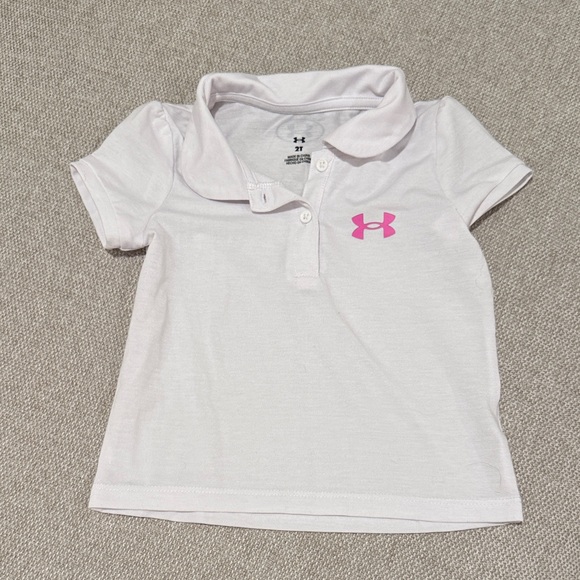 Under Armour Other - Under Armour Kids' Light Pink Polo Shirt